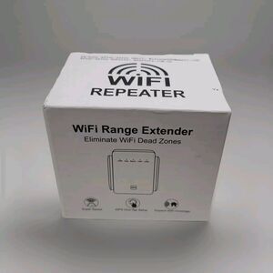 WiFi Extender Signal Booster/ REPEATER Port & Access Point, 1-Tap Setup, 2.4GHz